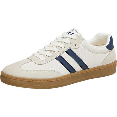 百思图新款复古轻便德训鞋