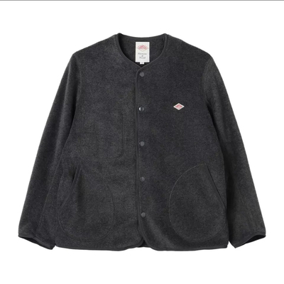 日系春秋柔软摇粒绒毛毛纽扣外套