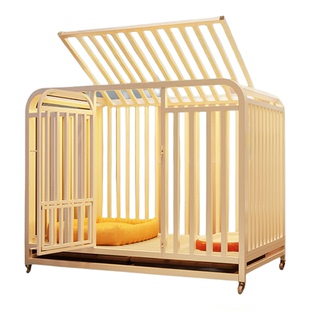 加粗宠物狗笼子大型犬家用室内带厕所分离边牧金毛围栏狗狗专用笼