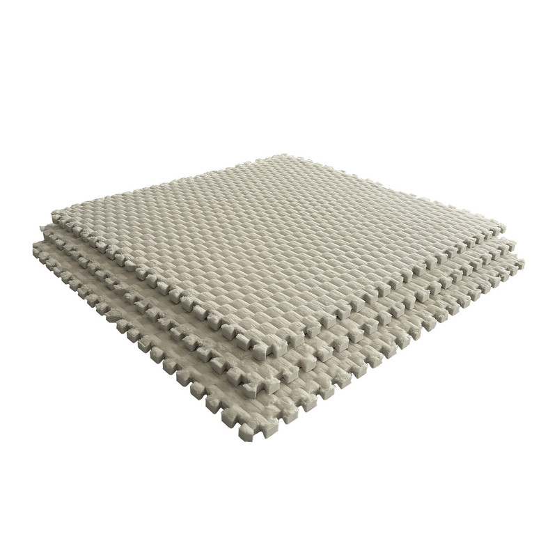 大块60X60绒毛拼接泡沫地垫