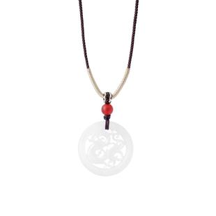 故宫淘宝｜灵龙如意和田玉吊坠玉佩龙牌文创新年本命年生日礼物