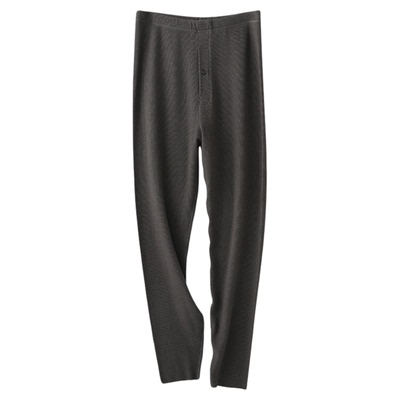 中厚德绒男士再生纤维发热保暖裤