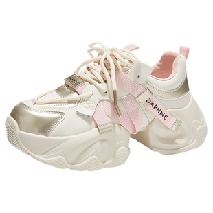 达芙妮老爹鞋女厚底增高鞋2026巨好看的百搭炸街运动女鞋子新款春