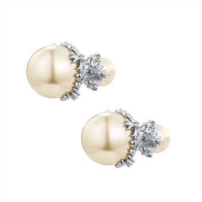 TWINSLULU双珠耳环多戴耳饰