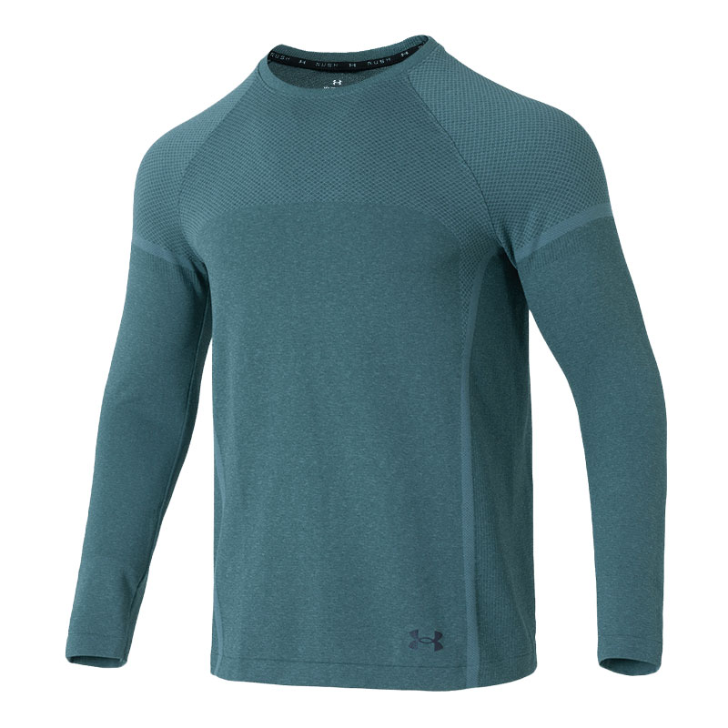 【自营】UA安德玛T恤男装新款圆领训练运动服休闲时尚长袖套头衫