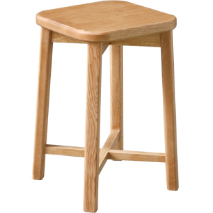 白橡木梳妆凳全实木化妆凳餐凳方凳换鞋凳子餐凳置物架花架小板凳