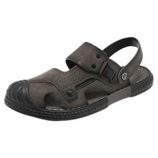 Navigare/纳维凯尔小帆船2025新款舒适皮凉鞋时尚软底男款沙滩鞋