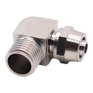 铜气动快速接头气管快拧接头PL螺纹弯头1 2 3 4分插6 8 10 12 mm