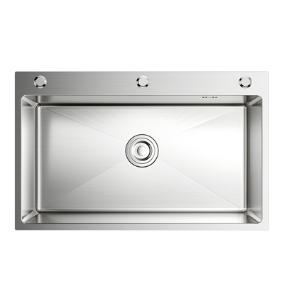 加厚304不锈钢水槽洗菜盆大单槽家用厨房菜盆洗碗槽池台下盆手工