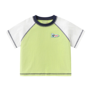 右欧童装儿童短袖T恤男童2026新款夏装上衣小孩夏季衣服宝宝半袖