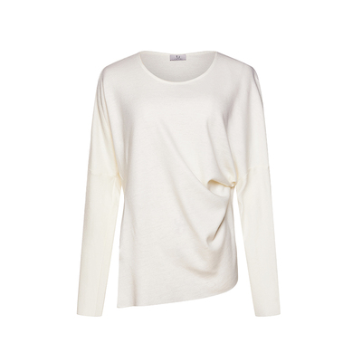 TU女装纯色圆领针织羊毛上衣