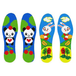 2023十字绣鞋垫包邮带针线手工自己绣夏季特价新图卡通棉布男女款