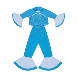 马儿嘟嘟骑演出服古典舞踩水舞女表演服女板凳乖乖舞蹈服民族服装