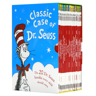 苏斯博士分级阅读20册 英文原版绘本 A Classic Case of Dr Seuss 廖彩杏书单 the cat in the hat 小学课外阅读 Harper Collins