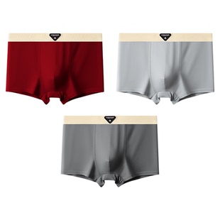猫人男士内裤纯棉男生四角短裤头男款2026新款男式透气抑菌平角裤
