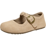 TATA他她女鞋2026春季新款圆头单鞋内增高休闲百搭勃肯鞋CUG08AQ6