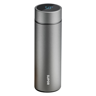 苏泊尔保温杯男士款高档大容量水杯2026新款智能温度显示泡茶杯子