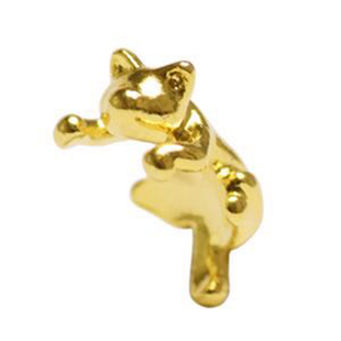 【DSz】日本partsclub同款抱着珠子的小猫咪diy手工串珠装饰配件