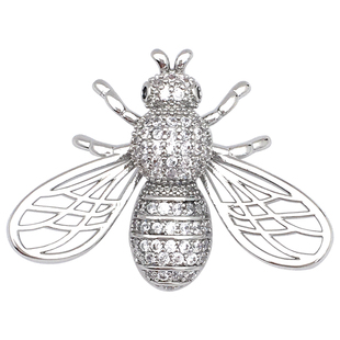 D.M.D/迪曼达小蜜蜂男士胸针高级感百搭昆虫领针高档西装商务配饰