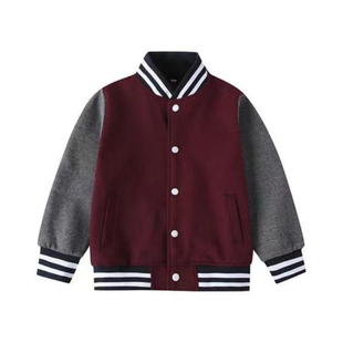 英顿伦学院男女童棉校服棒球服 枣红学生运动服卫衣上衣长裤