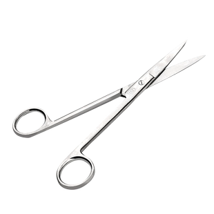 医用不锈钢剪刀弯头直尖头加厚手术剪小剪刀圆头拆线剪美容眼用剪