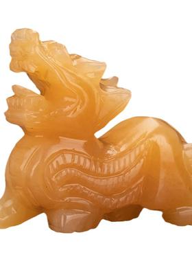 财运玉石吉祥天然皮丘貔貅摆件
