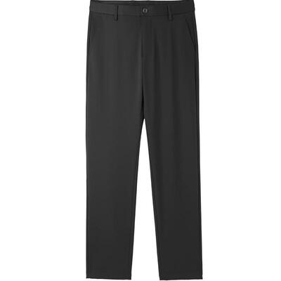 海澜之家商务通勤高腰直筒休闲裤