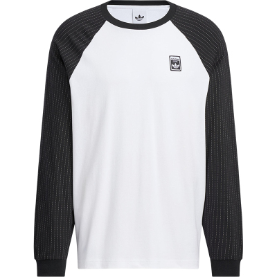 Adidas/阿迪达斯正品WABASH TEE 3男士运动印花拼接长袖KD1854
