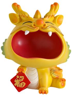 迎福龙客厅钥匙收纳装饰摆件