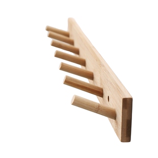 挂衣架壁挂墙上门后衣服玄关试衣间挂钩墙壁衣帽钩挂衣钩竹木排钩