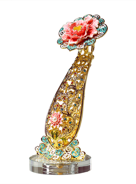 【送礼佳品】中式如意珐琅彩摆件