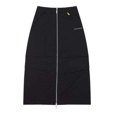 Randomevent轻量拉链立裁长裙