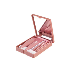 化妆刷套装全套正品带化妆镜散粉刷腮红刷迷你旅行化妆刷便携收纳