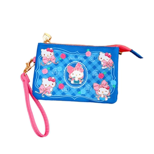 新款凯蒂猫美乐蒂玉桂狗多层卡包零钱杂物收纳包手提拉链小钱包女
