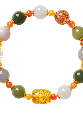 宫里上新天然和田玉手串