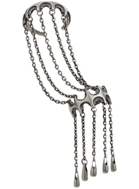 CHUNRAN925银小众原创双戒圈戒指