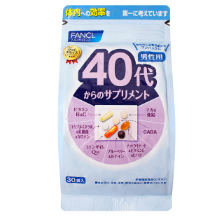 日本专柜新版FANCL男性40岁40代八合一综合维生素复合营养素30日