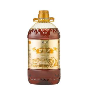 正宗纯胡麻油宁夏香油熟榨亚麻籽油官方旗舰店炒菜健康食用油5斤