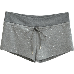 猫爪印花低腰抽绳运动短裤美式辣妹热裤松弛感百搭修身热裤夏季