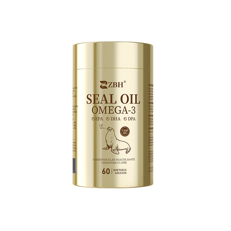 【买4送3】ZBH加拿大进口海豹油呵护中老年心脑血管健康omega3