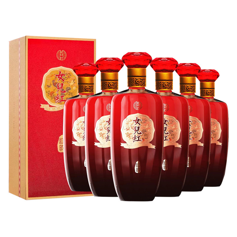 女儿红500ml酱香白酒53度礼盒装