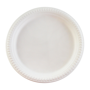 一次性餐盘 大中小酱料圆盘 加厚塑料水果碟蛋糕盘西餐甜品盘50个