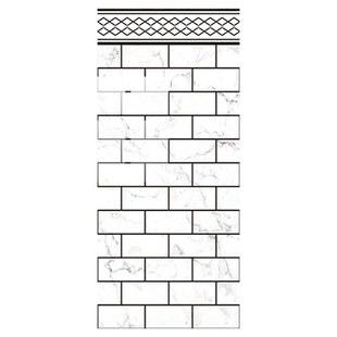 卫生间防水墙贴仿瓷砖墙裙贴纸加厚自粘浴室厕所墙面遮丑防水墙围