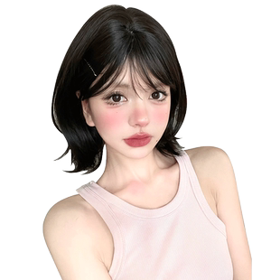 一口喵假发女日常网红短发波波头lolita夏季新款自然jk全头套假发
