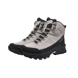 探路者登山鞋男户外运动徒步轻量防滑防泼水耐磨翻毛皮中帮运动鞋