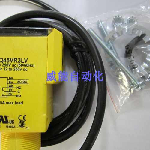 议价Q45VR2LV美国邦纳BANNER全新原装进口正品镜反式传感器Q45VR2