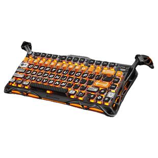 重力星球破茧75K1Pro机械键盘炽热橙铝合金无线蓝牙三模游戏电竞