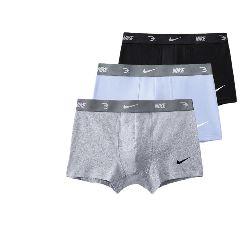 【3件装】Nike 3brand儿童内裤男生四角裤2026新款运动休闲平角裤