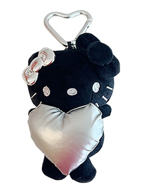 HelloKitty银色毛绒包挂件