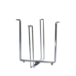 厨房桌面垃圾袋支撑架家用不锈钢支撑桌面整洁可折叠小巧易收纳